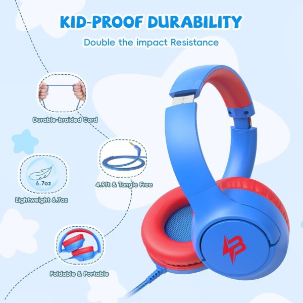 Botesty Sound Kids Headphones for School - Image 2