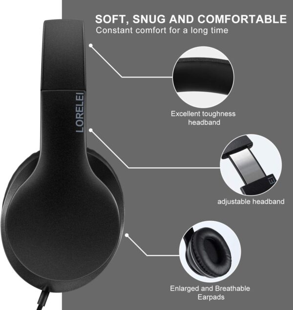 LORELEI X6 Over-Ear Headphones with Microphone - Image 2
