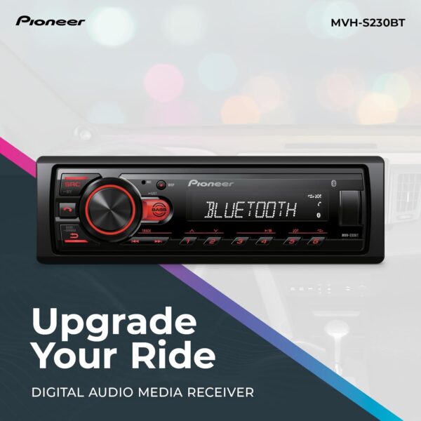 Pioneer MVH-S230BT 1-Din Digital Media Receiver - Image 2