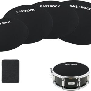 EASTROCK Drum Mute Pads Set 5 Pieces