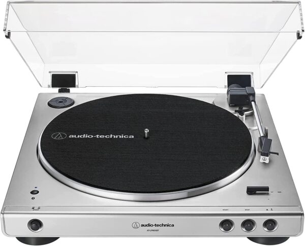Audio-Technica AT-LP60XBT-SV Fully Automatic Bluetooth Belt-Drive