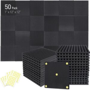 Soundproofing Noise Cancelling Wedge Panels for Home Office Recoding 300PCS