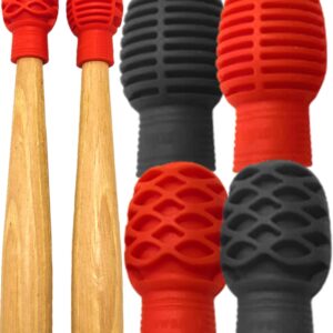Drumstick Dampeners for Silencing Drumming Practice 4 Pack