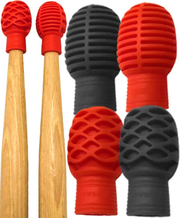 Drumstick Dampeners for Silencing Drumming Practice 4 Pack