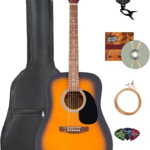 Fender Dreadnought Acoustic Guitar and Austin Bazaar DVD