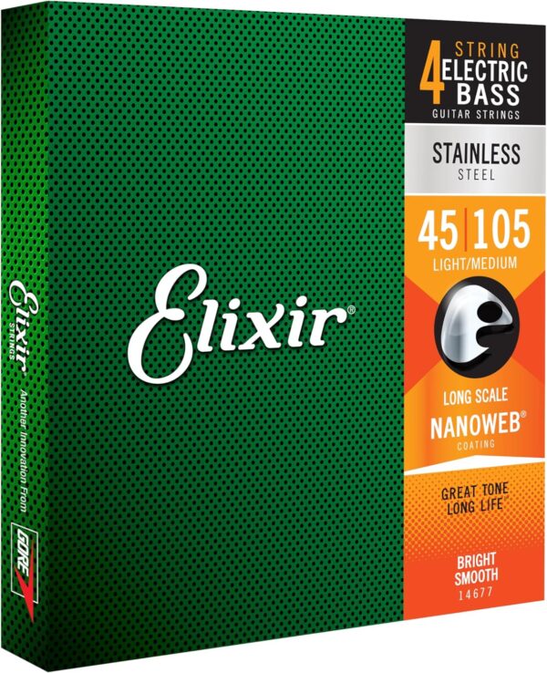 Elixir 14677 Bass 4-String Long Scale