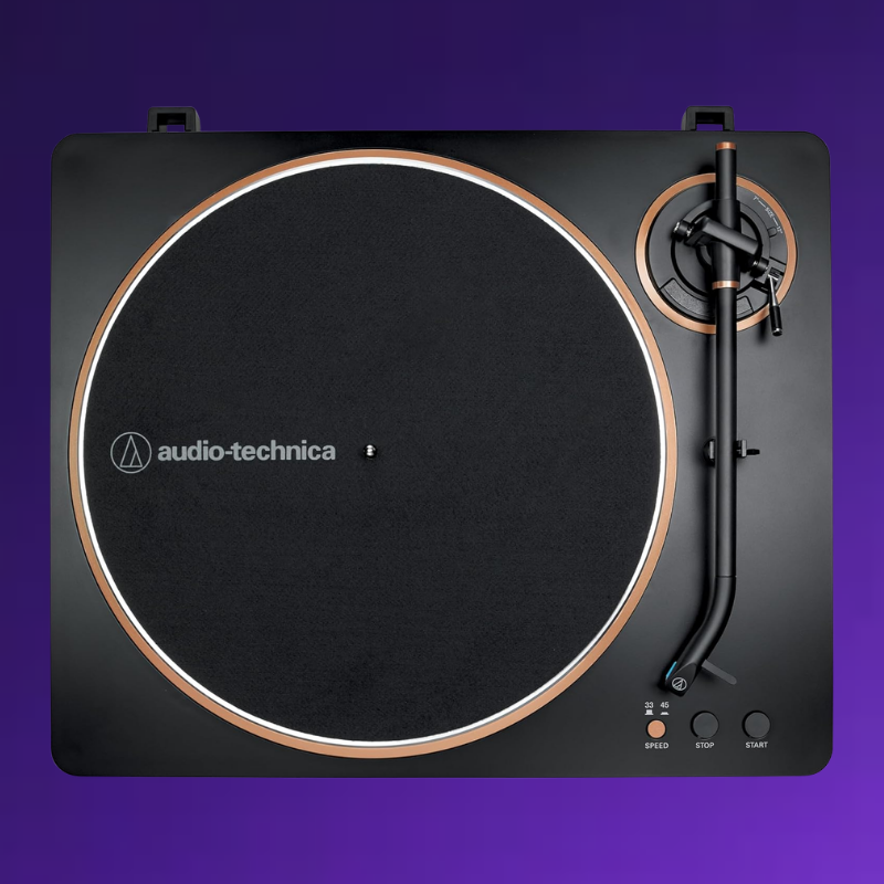 Audio-Technica AT-LP70X Automatic Turntable (Black/Bronze) - Image 3