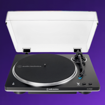 Audio-Technica AT-LP70XBT Wireless Turntable (Black/Silver)