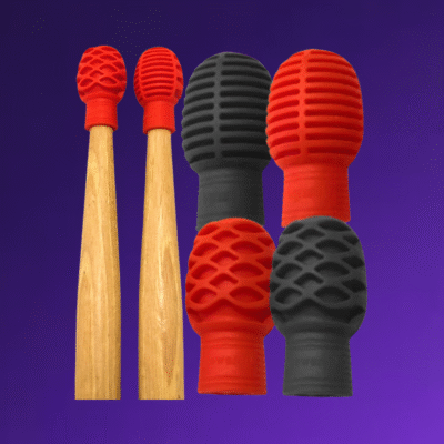 Drumstick Dampeners for Silencing Drumming Practice 4 Pack