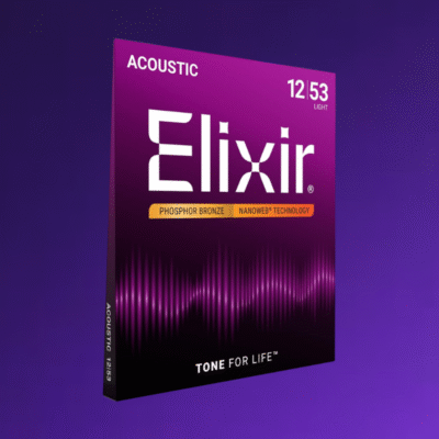 Elixir Strings, Acoustic Guitar Strings 6 String Set, Light 12-53