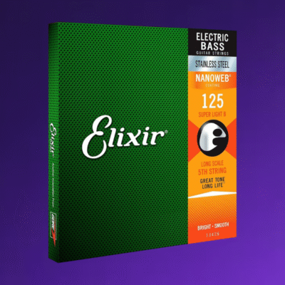 Elixir, / Nanoweb Stainless Steel Single Bass String, .125 (13426)