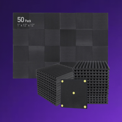 Soundproofing Noise Cancelling Wedge Panels for Home Office Recoding 300PCS