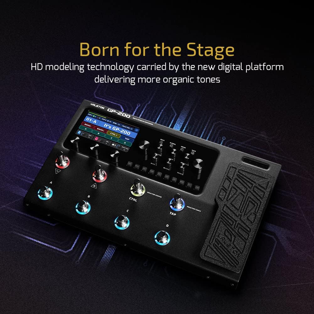 VALETON GP-200 Multi-Effects Guitar/Bass Pedal - Image 2