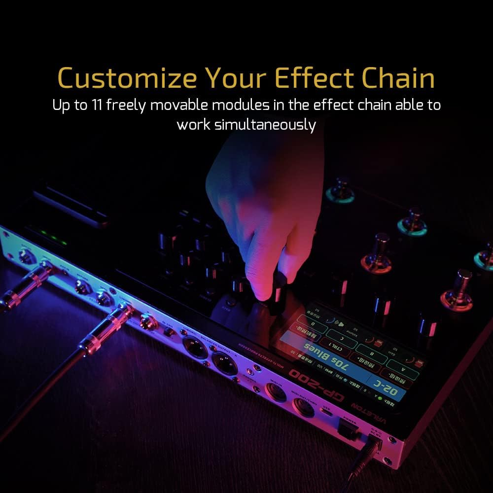 VALETON GP-200 Multi-Effects Guitar/Bass Pedal - Image 3